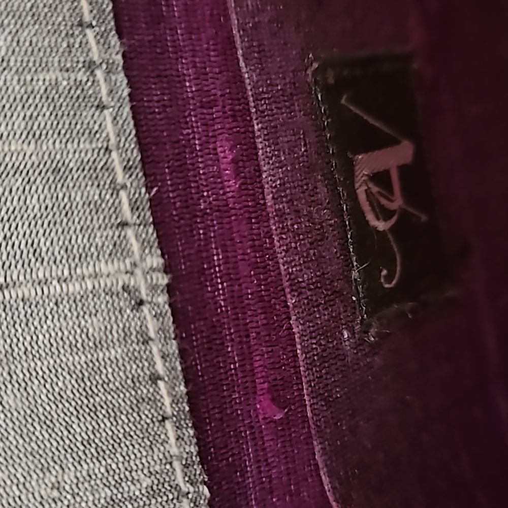 Garnet Hill Beaded Gray Clutch Evening Bag - Picture 5 of 9